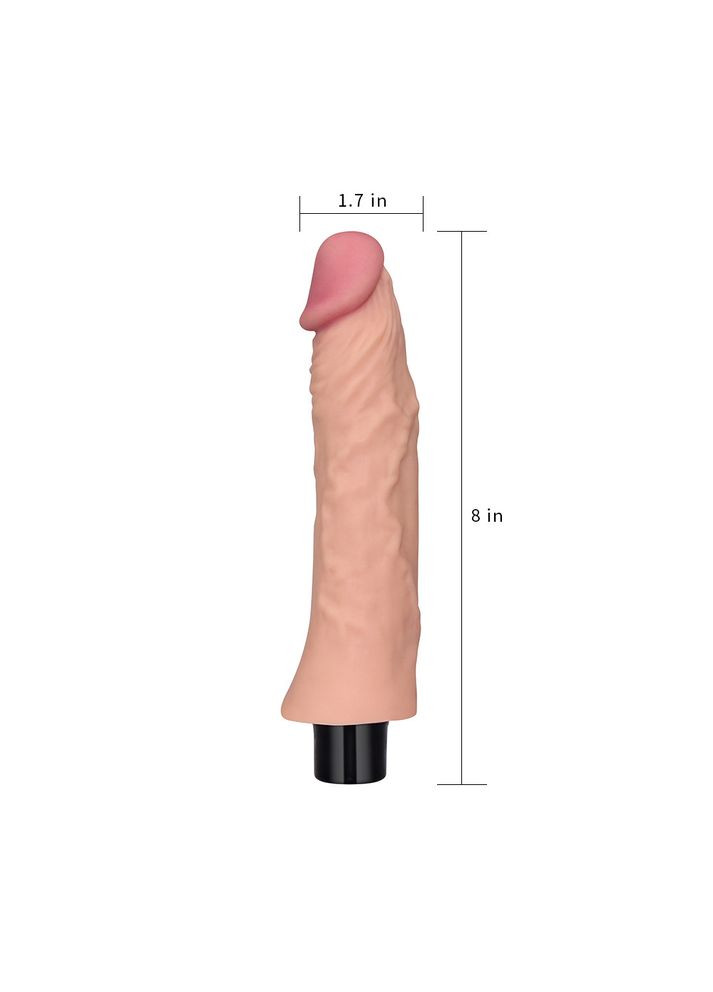 Реалистичный вибратор – Real Softee Vibrator 8.3" Lovetoy (335399574)