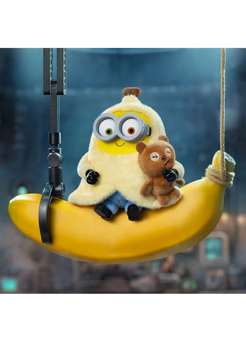 Коллекционная мягкая игрушка с кольцом 52Toys серии Bob & Tim - Миньоны POP TOP (395011806)