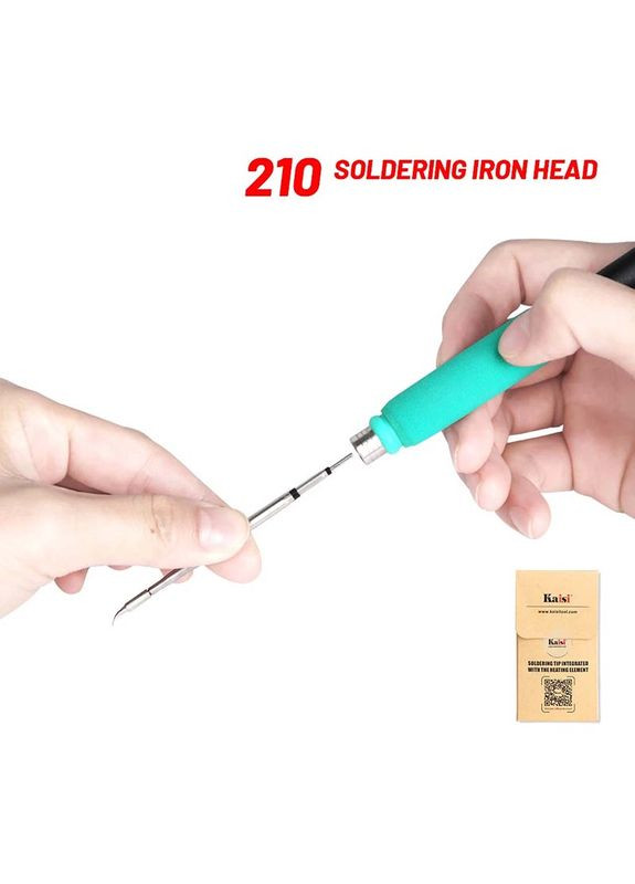 Жало, наконечник C210-IS / вигнутий конус / для паяльника / паяльних станцій Kaisi (325432640)