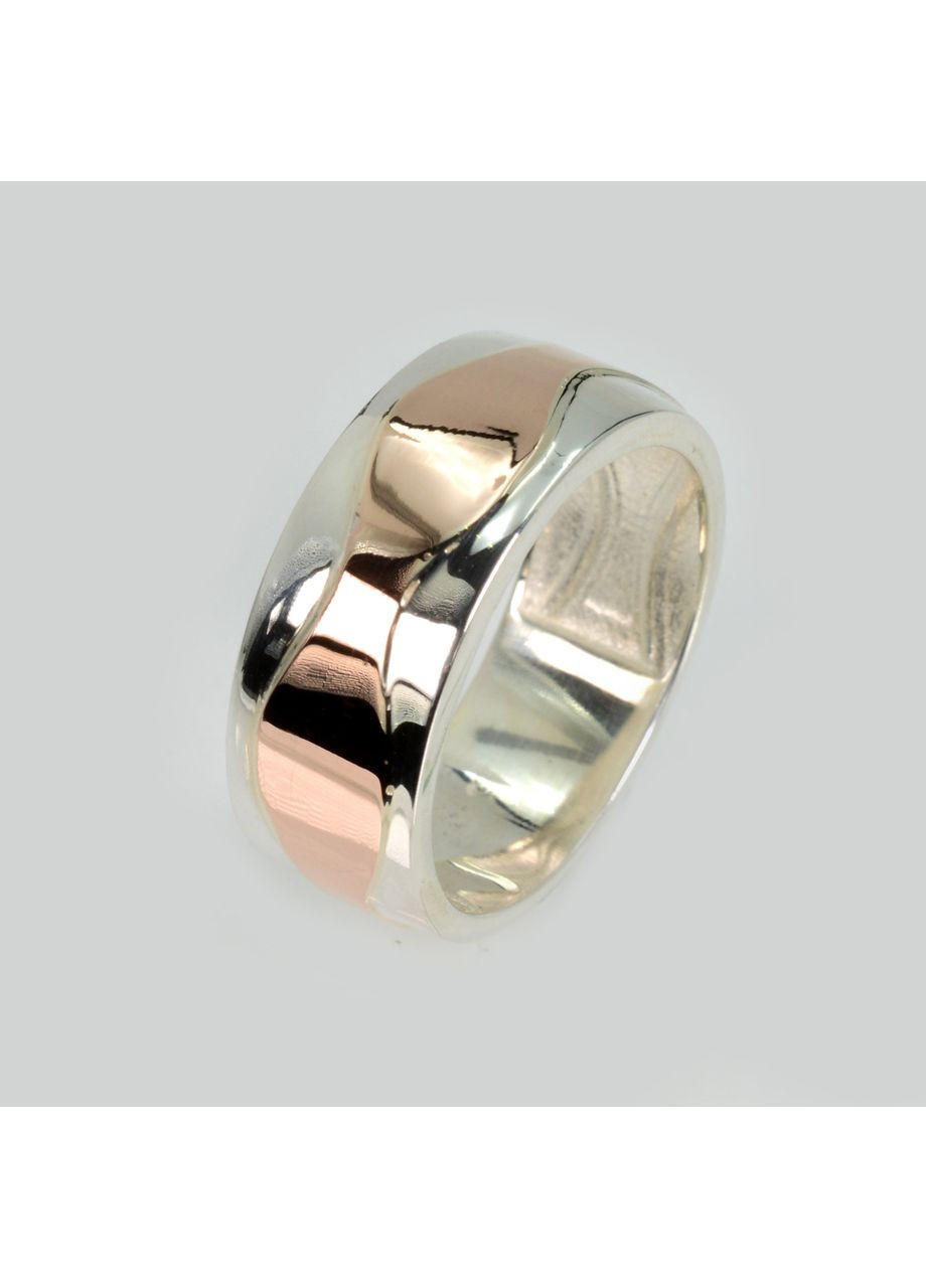 Обручальное кольцо серебро с золотом Silver Style (367112859)