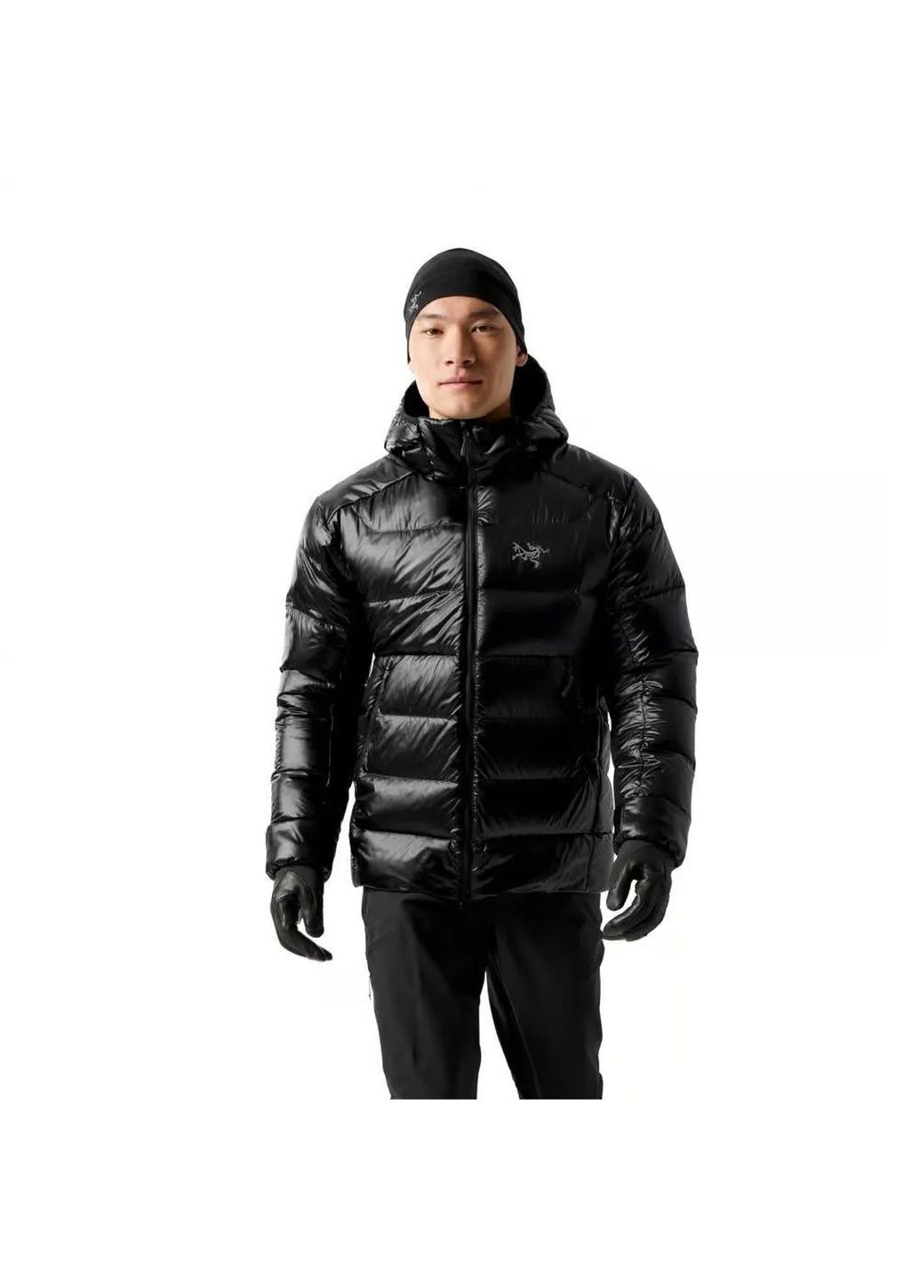 Черная мужской пуховик black x00000842902 Arc'teryx