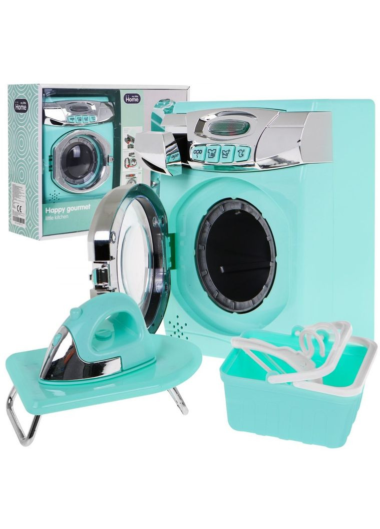 Велика пральна машина, кошик для білизни, прасувальна дошка Ramiz (366249113)