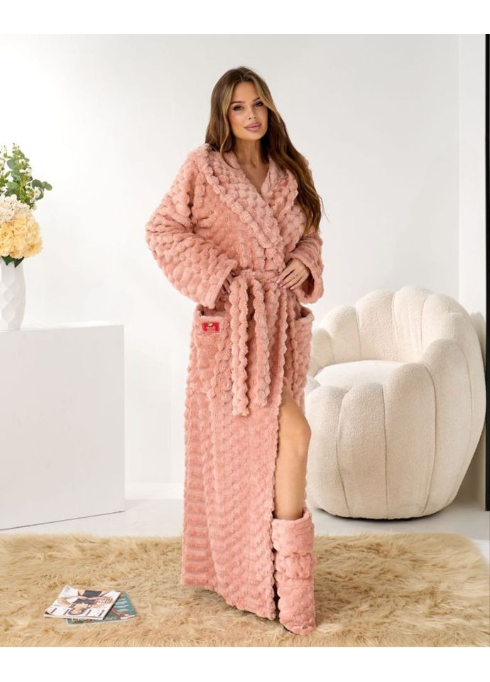 Халат жіночий з чобітками ОР-3004/6 ( ) No Brand (370147616)