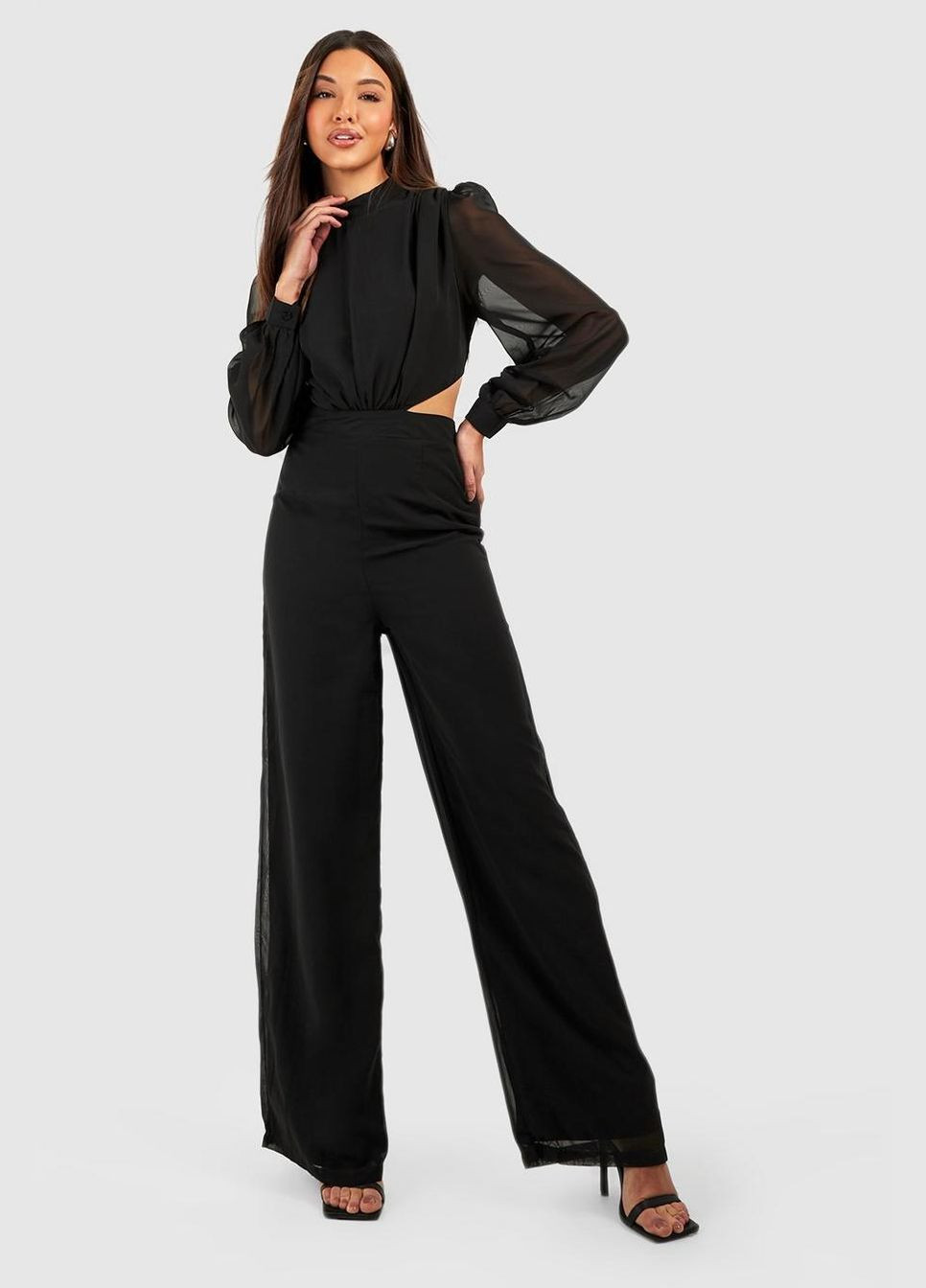 Комбинезон Boohoo чёрный