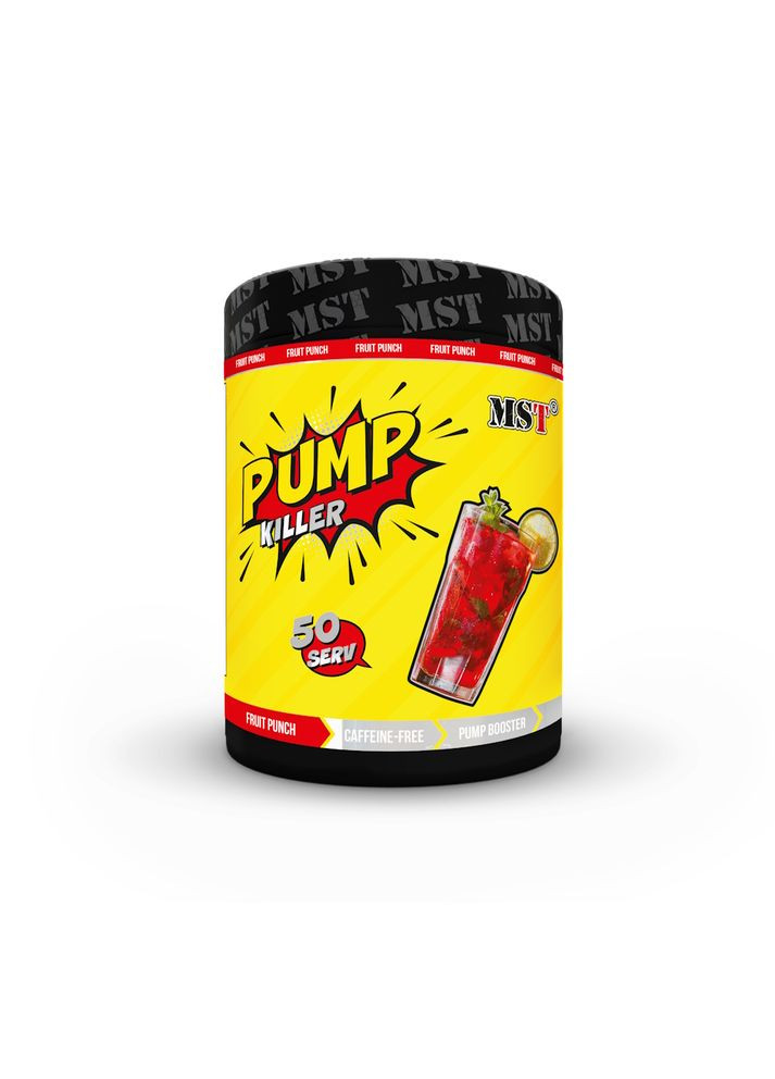 Предтренировочный комплекс Pump Killer, 550 грамм - Фруктовый пунш MST (346496903)