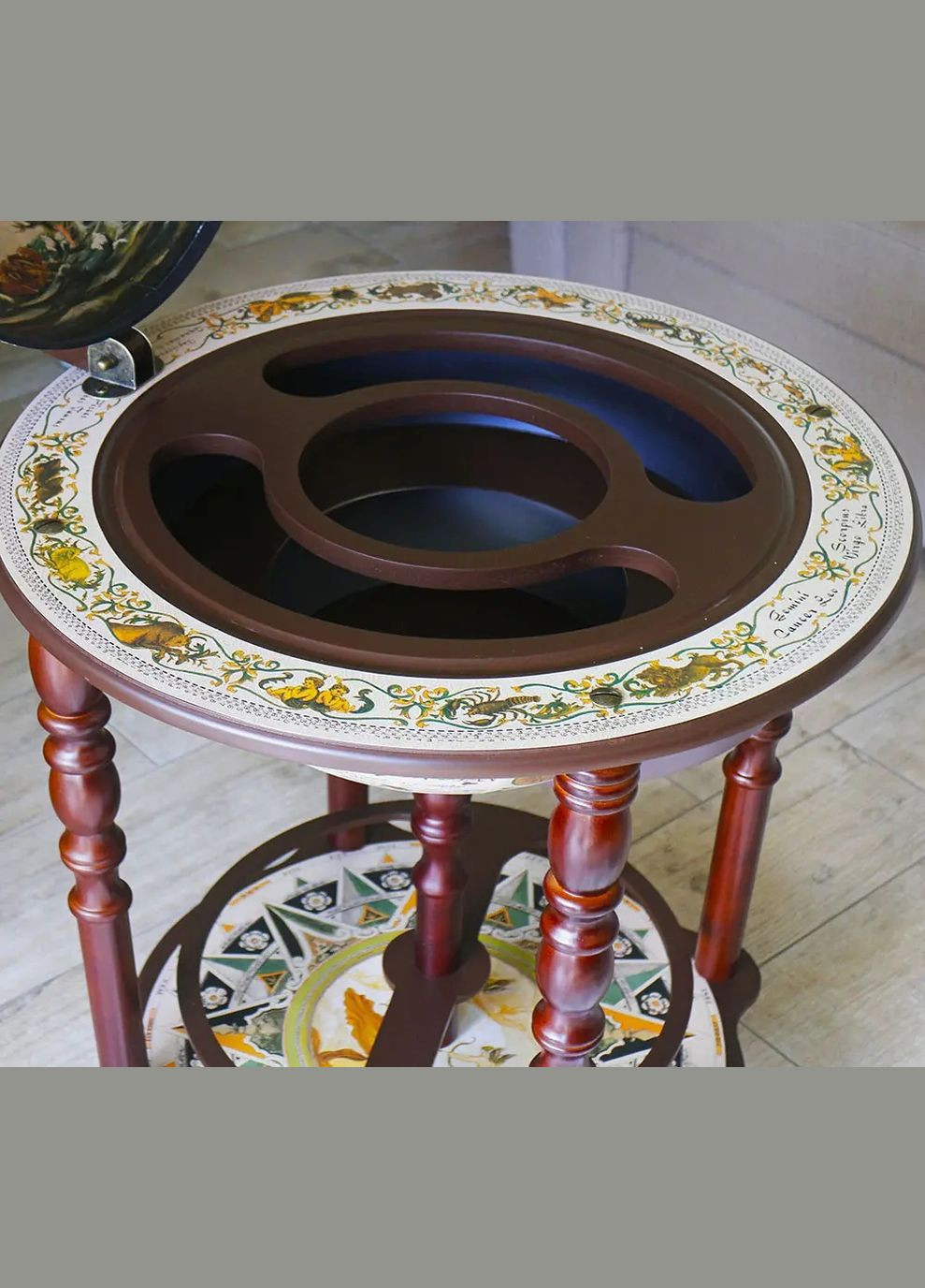 Глобус бар в кабинет карта мира подарок деловому мужчине на День Рождение | Диаметр сферы 40 Handmade 40003WN13 (345646753)