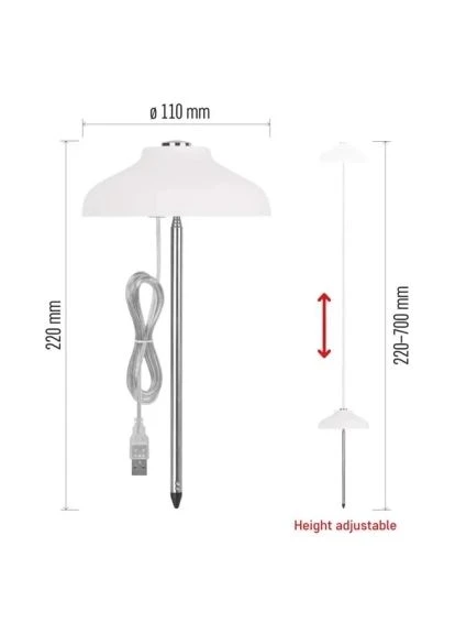 Лампочка LED лампа для растений для помещений, с таймером (Z7901) Emos LED лампа для рослин для приміщень, з таймером (401734662)