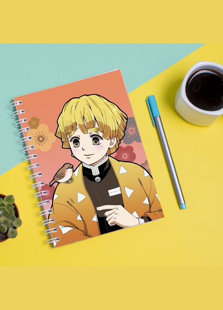 Скетчбук (Sketchbook) з принтом "Demon Slayer-Клинок, що розтинає демонів" Кавун блокнот для малювання (316133119)