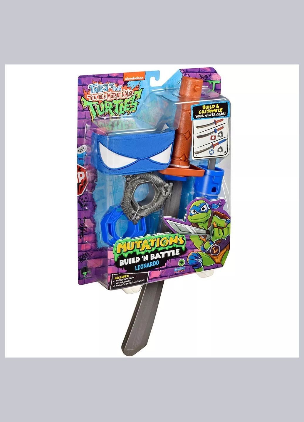 Іграшкова зброя Подвійний удар Меч-катана Лео (84251) TMNT (326741540)