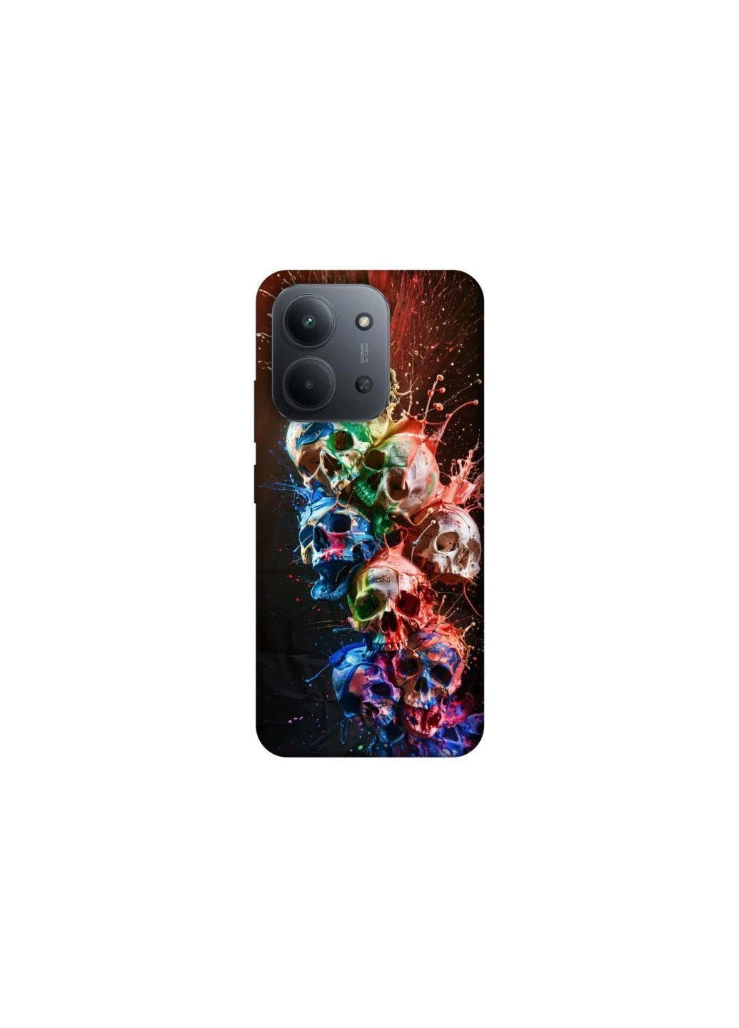 Чехол на Xiaomi Redmi 15C (Global) Skulls Frontalka (384654685)