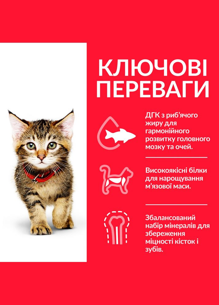 Сухой корм для котят Science Plan Kitten с курицей 7 кг 604050 HILLS (266274189)