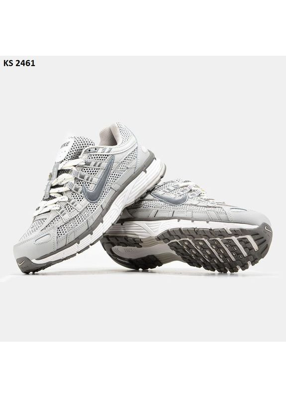 Серые демисезонные кроссовки мужские nike p-6000 light gray найк п-6000 No Brand