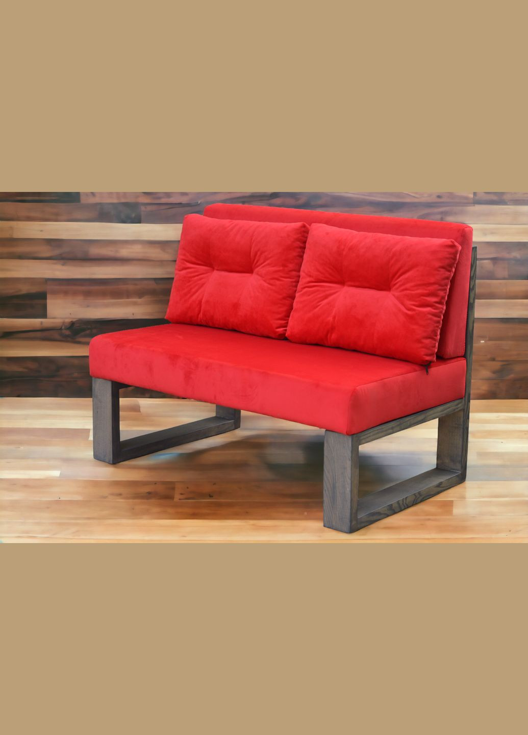 Диван Лофт WLS D23 червоний 1100/690/850мм (D-23/М-110/2/J/5/07) WoodyLoftStyle (294753927)