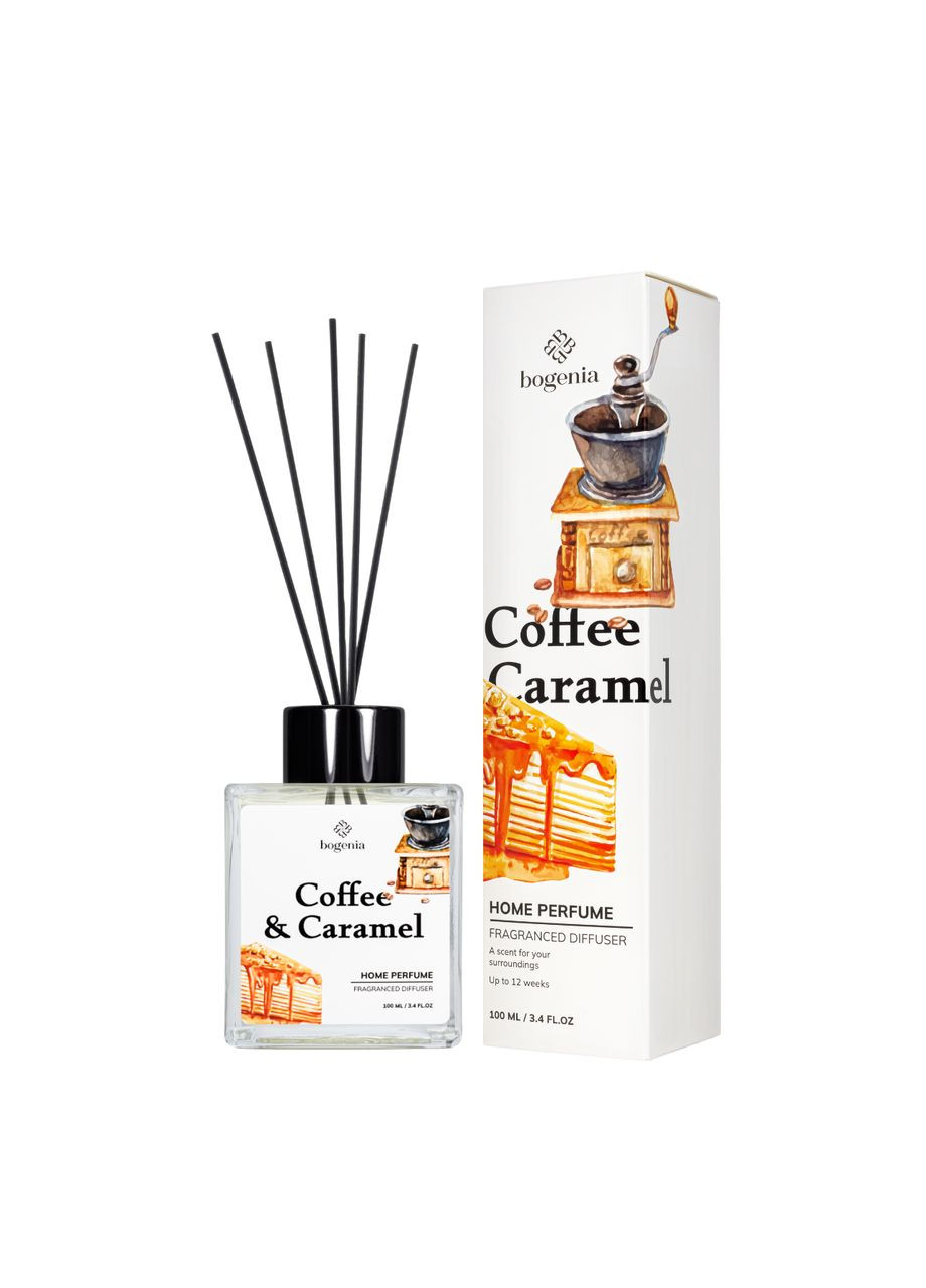 Аромадифузор для дому Coffee & Caramel парфумований BG360.007, 100 мл Bogenia (335050698)