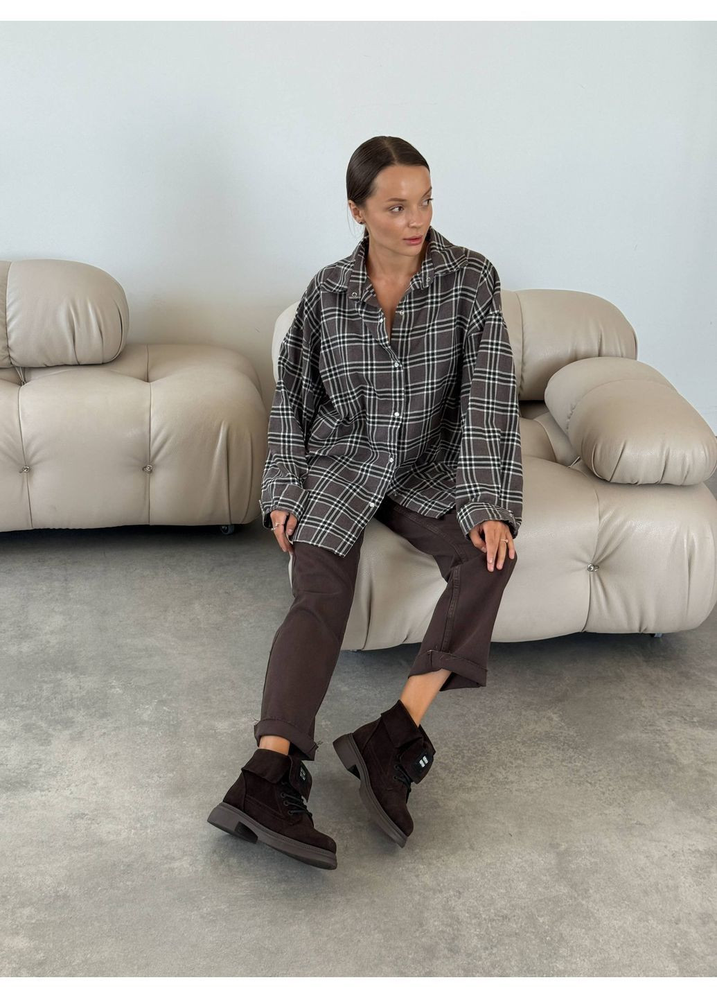 Зимові черевики AURIS з відворотом No Brand (362264970)