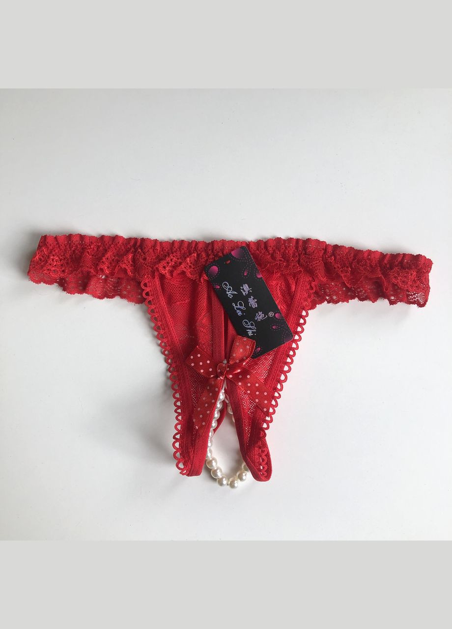 Трусики с нитью из жемчужин OneSize (8-26) No Brand (312005216)