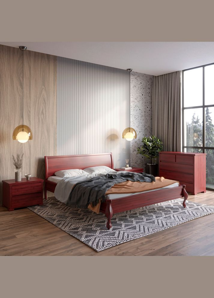 Односпальная деревянная кровать Палермо 70х190 см (MBG-11303) Mebigrand (366086335)