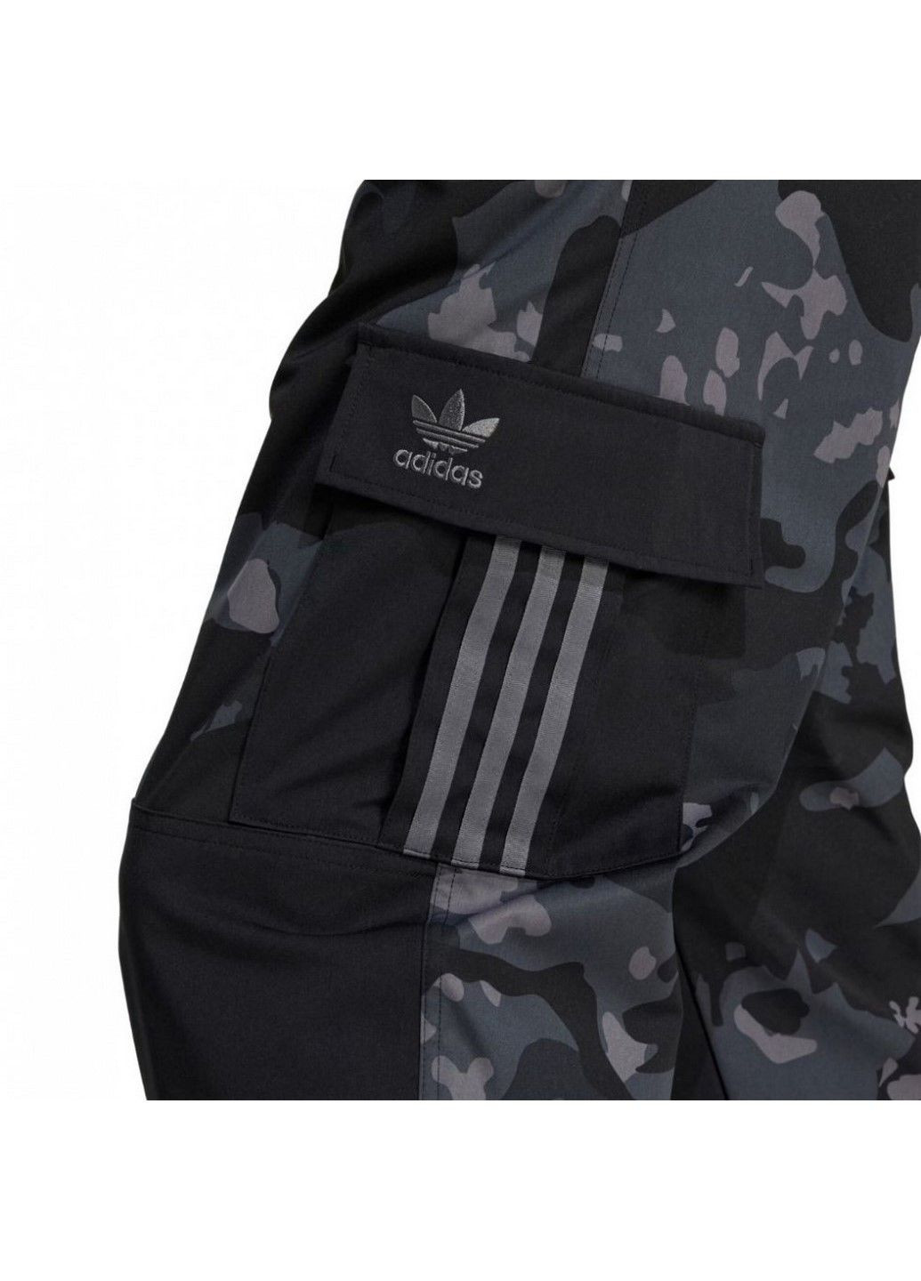 Темно-серые спортивные демисезонные брюки adidas