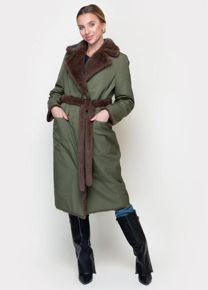 Экошуба 64-1384-110-SA Соболь/хаки 3-5-22028-9 / 145G-17 Samange (311669118)