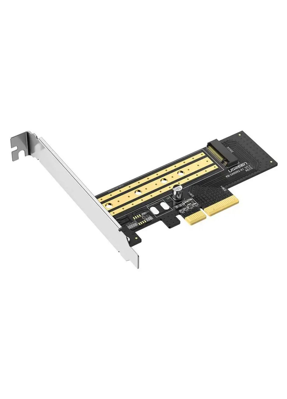 Переходник Адаптер PCI-E на SSD M.2 NVMe CM302 PCIе 3.0 для установки твердотельных накопителей (70503) Ugreen (305066349)
