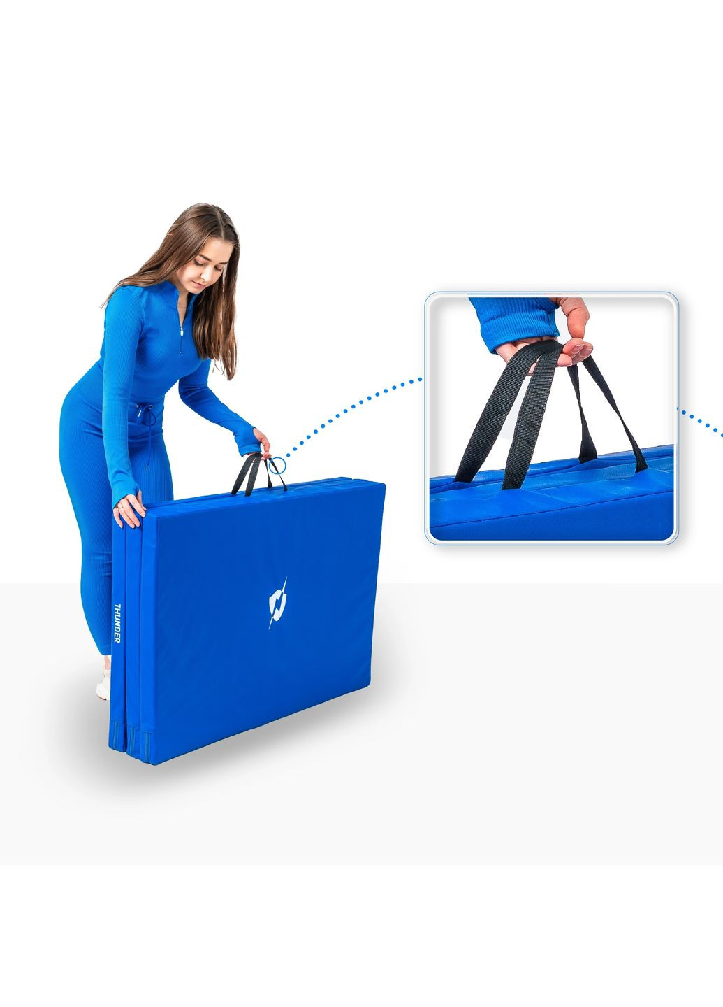 Мат гімнастичний MG-03, 197 х 90 х 5 см, Thunder (333706617)