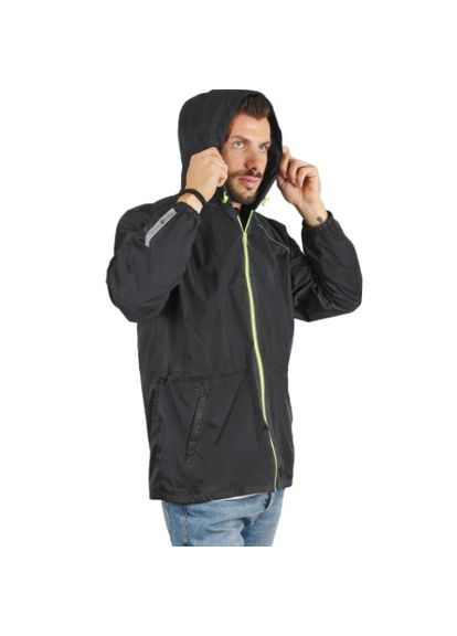 Чорна демісезонна вітровка Perletti