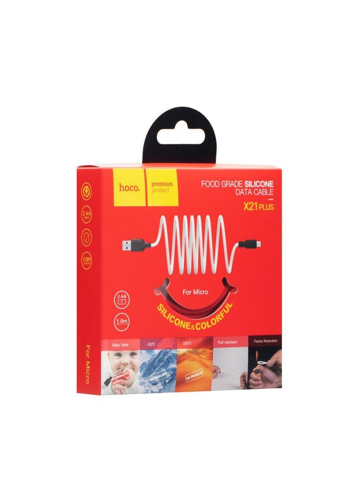 Кабель Micro USB для зарядки телефону, смартфона / зарядний шнур провід мікро юсб для передачі даних Hoco (338608422)