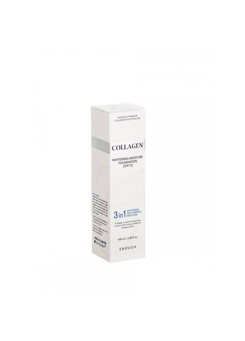 Тональный крем для лица Осветление Collagen Whitening Moisture Foundation SPF15 (23) 100 мл ENOUGH (289134692)