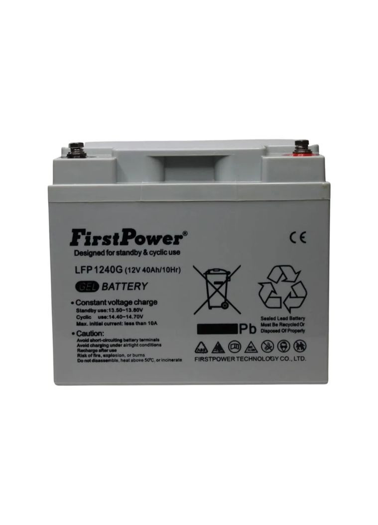 Гелиевый аккумулятор FirstPower LFP1240G 12 в 40 Ah FirstStop (293346187)