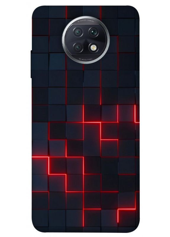 Чохол з принтом для Xiaomi Redmi Note 9 5G, Note 9T для Сяомі, ксіомі редмі ноте 9, ноте 9Т Кібер сітка No Brand (338604202)