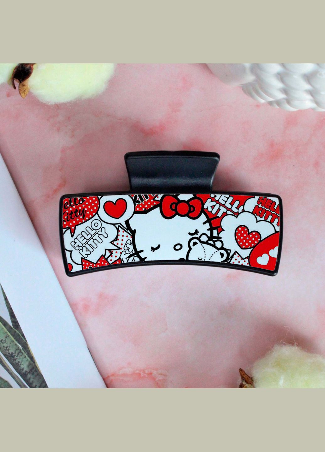 Заколка крабик для волос Hello Kitty No Brand (335049852)