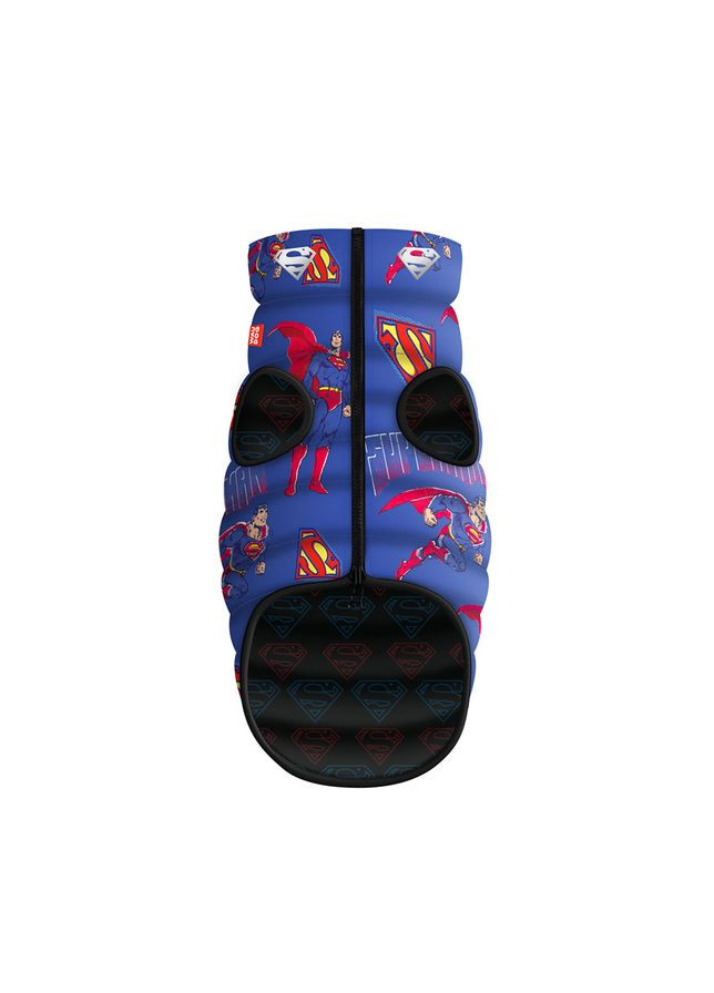 Курточка для собак Clothes двостороння, малюнок "Сила Супермена",, В 43-45 см, С 30-33 см WAUDOG (363198636)