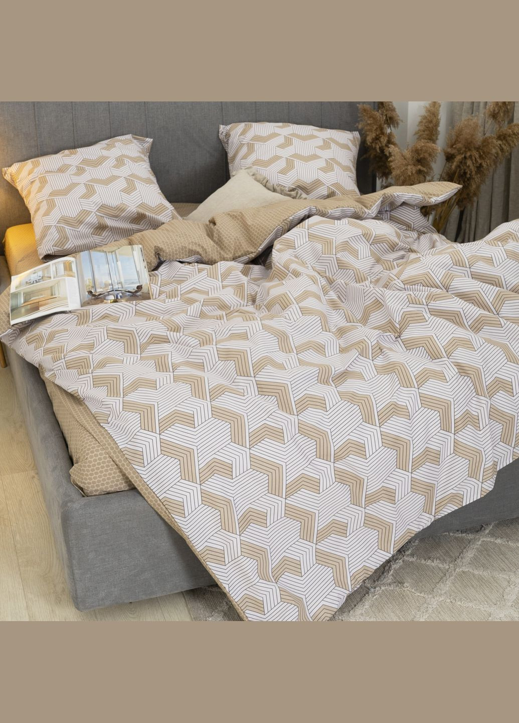 Комплект постільної білизни Полуторний Ранфорс 24270 Viluta (365289229)