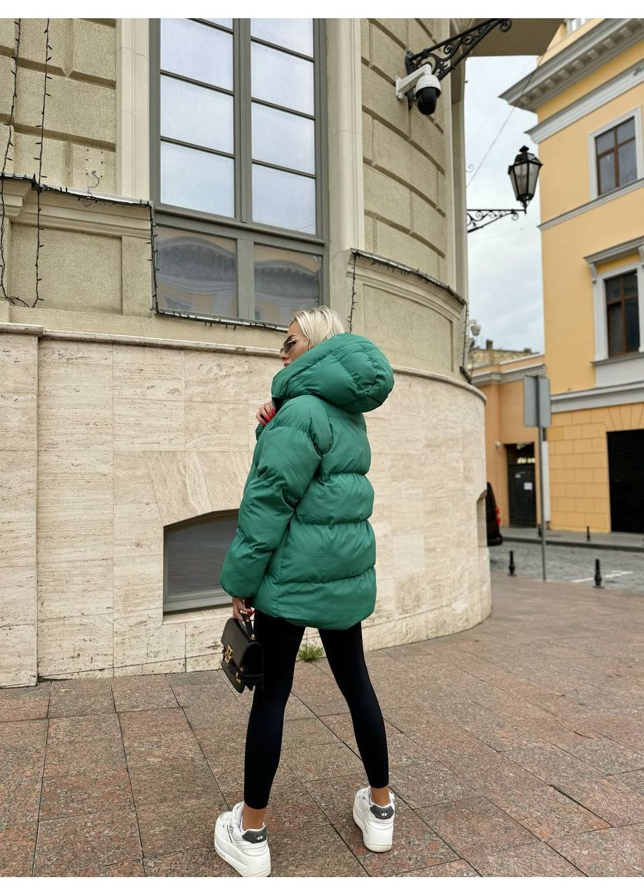 Зеленый зимний Пуховик Vakko