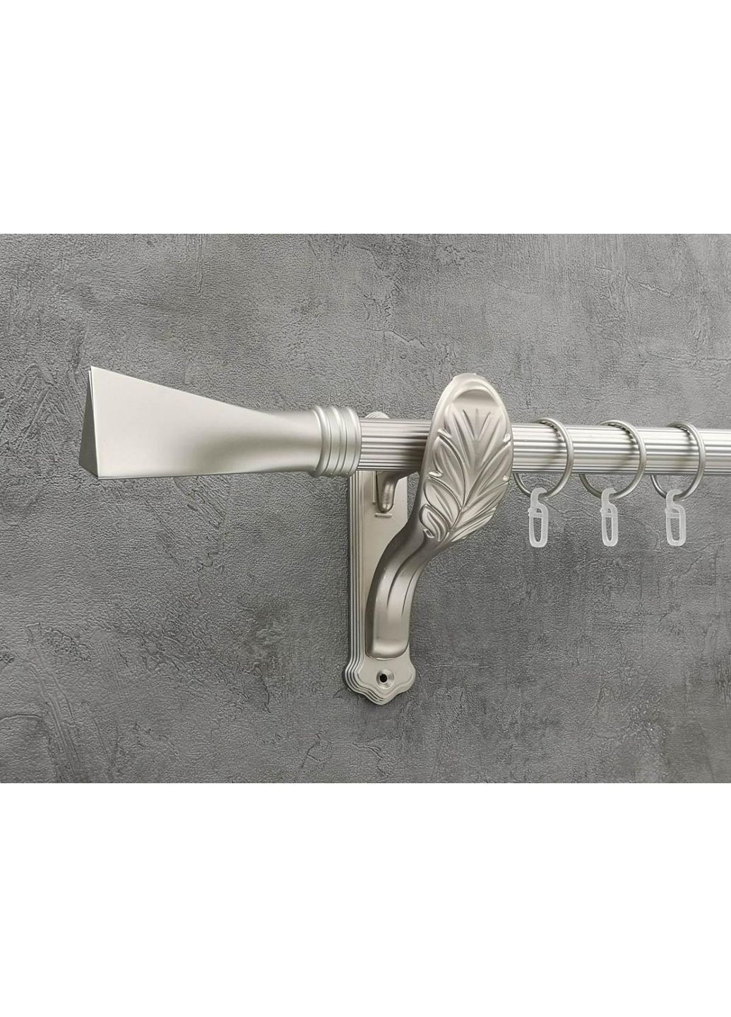 Карниз Свінг рифлена штанга одинарний ретро 25 мм 400 см Сатин Quadrum (352778075)