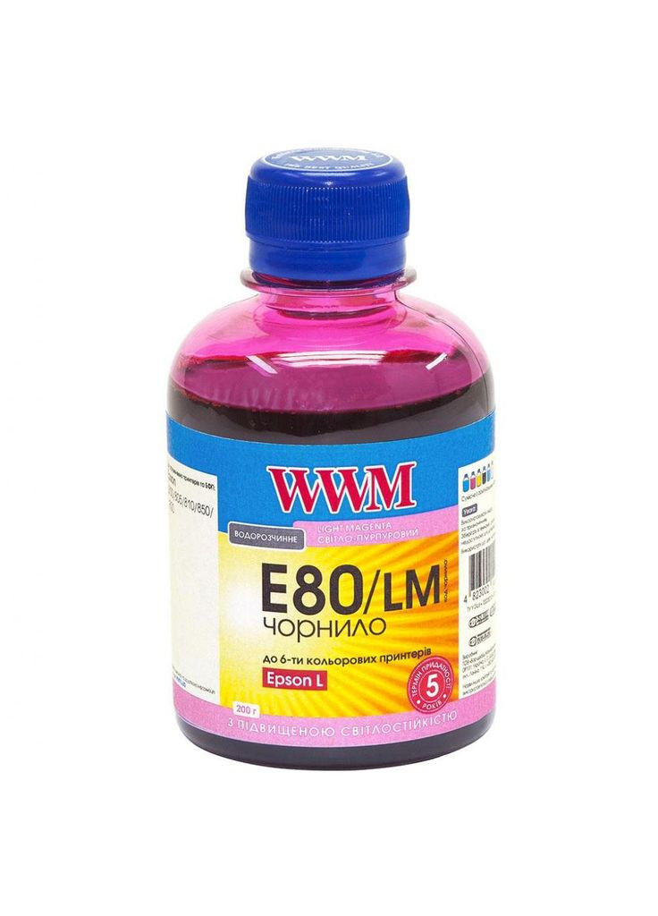 Чернила EPSON L800 Light Magenta (E80/LM) WWM (348057815)