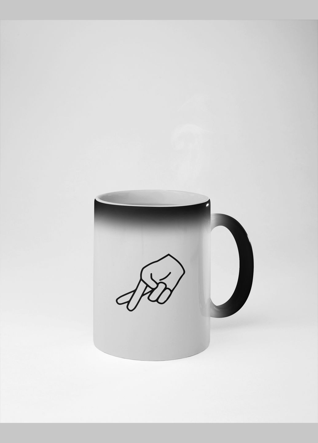 Чашка хамелеон керамічна з принтом "Чесна людина" 330 мл No Brand (324264396)