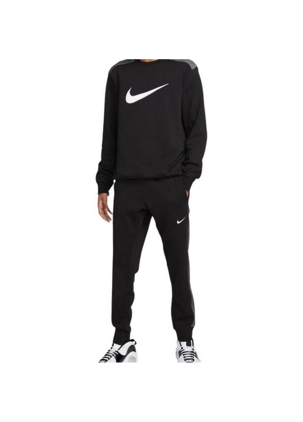 Черные спортивные демисезонные брюки Nike