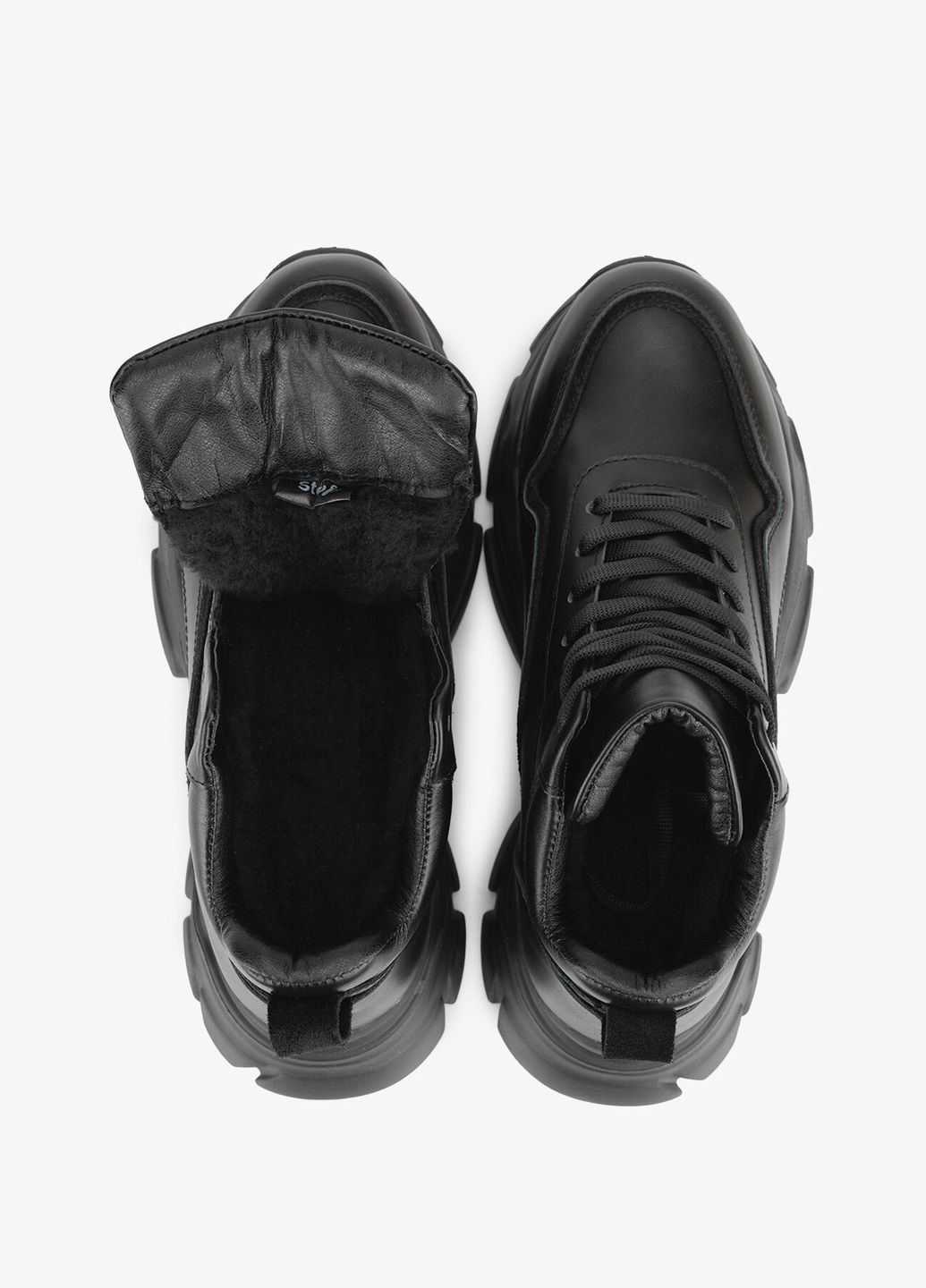 Черные кроссовки женские 8013-133 черный shop (2000990851383) Stepln