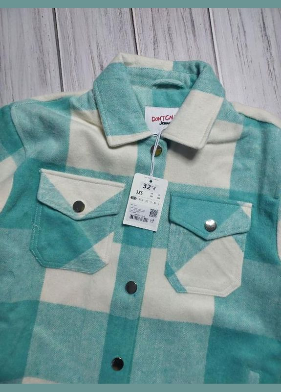 Сорочка в клітинку жіноча oversize XS різнокольорова Jennyfer (300579849)