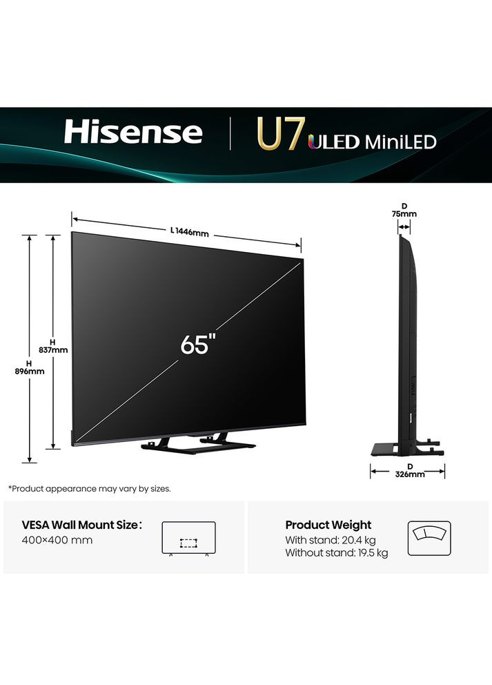 Телевизор 65U7Q Hisense (338188453)