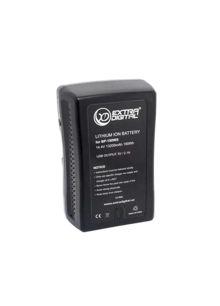 Аккумулятор фото/видео (m426667) EXTRADIGITAL Sony BP-190WS, Li-ion, 14.8V, 13200 mAh (371798253)