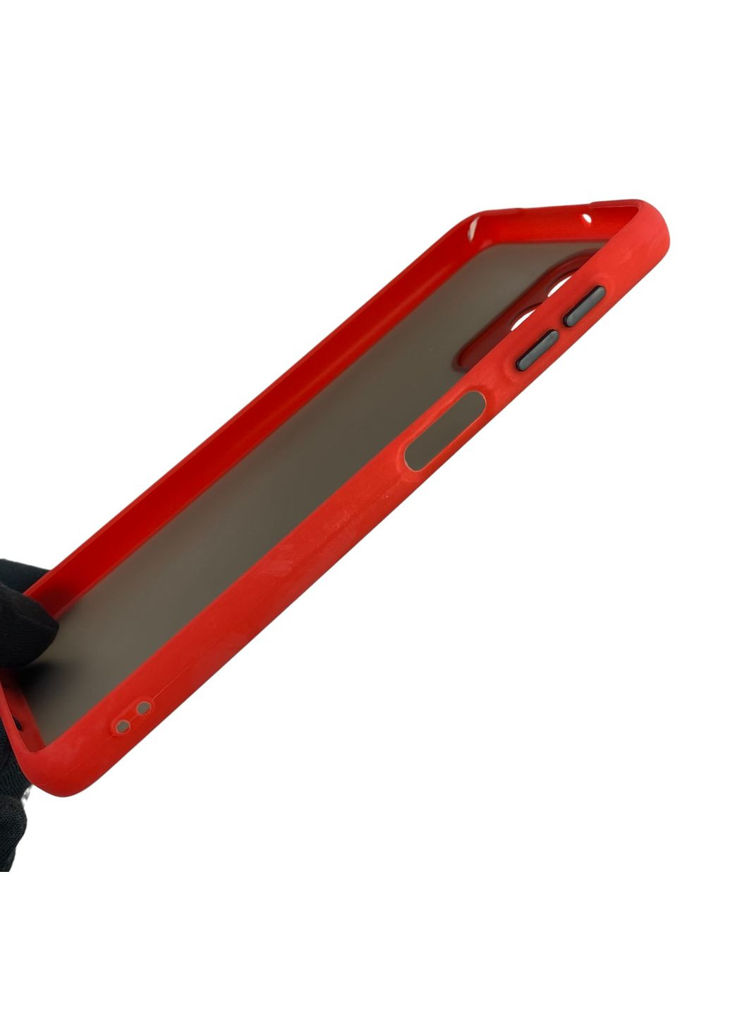 Чехол для телефона Galaxy A22 4G (SM-A225F) с высокими бортами с защитой камеры на самсунг а22 красный Samsung (366228873)