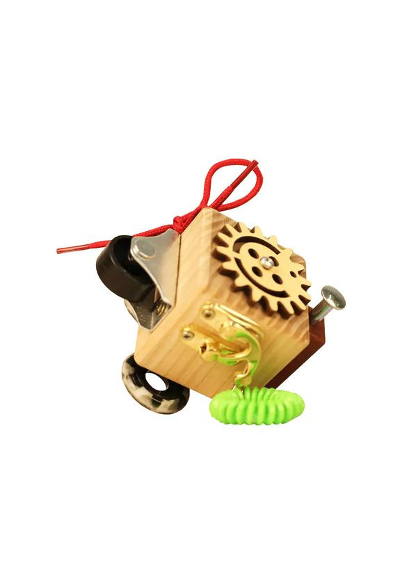 Развивающая игрушка Бизикуб "Дорожный" TG200139 5х5х5 см Temple Group (364888739)