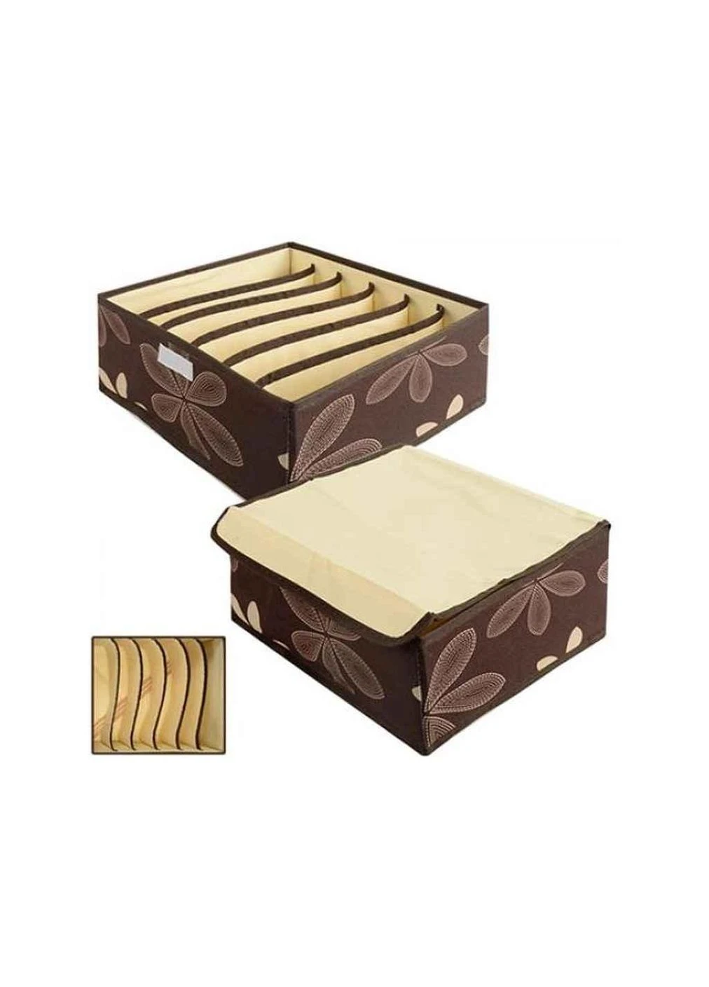 Коробка-органайзер для зберігання білизни 7вiдд. 30*23*11см R17465 ТМ Stenson (321973183)
