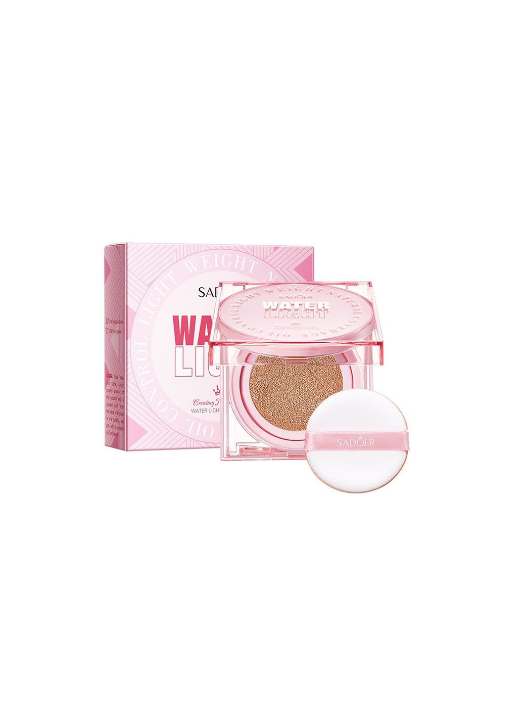 Кушон увлажняющий (01# натуральный цвет) water light air cushion 10г SADOER (300785964)