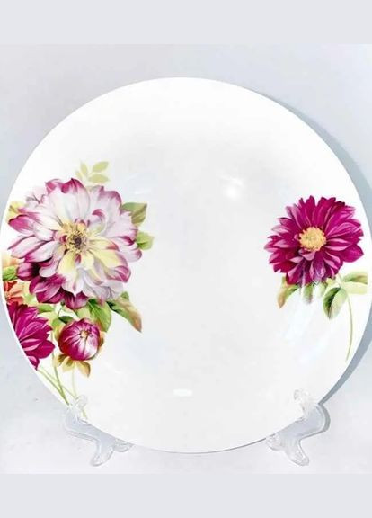 Тарілка десертна Жоржина 18-146-88882 17.5 см біла Interos (347229689)