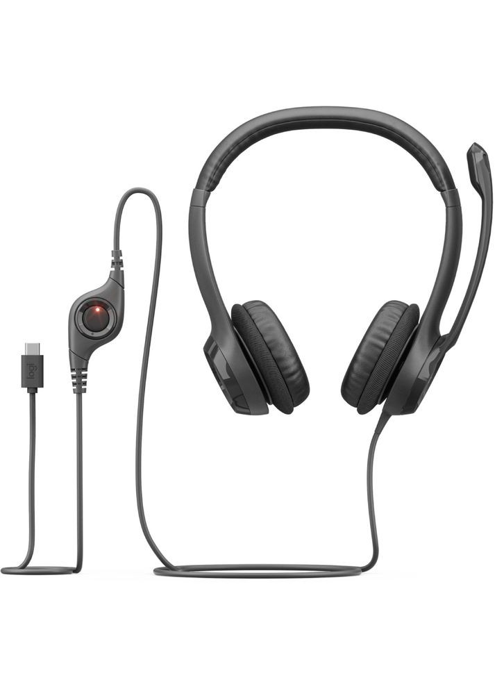 Гарнитура H390 USB-C Midnight Black (981-001576) Logitech (364873315)