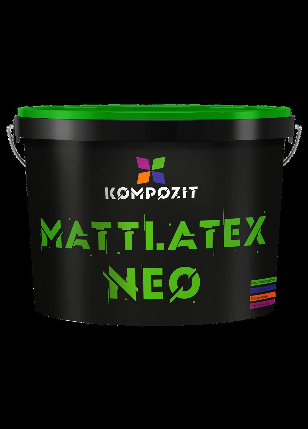 Краска интерьерная глубоко-матовая MATT LATEX NEO Белая 14 кг Kompozit (317290282)