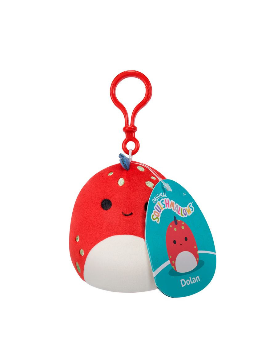 М'яка іграшка-брелок Діно Долан на кліпсі, 9 см () Squishmallows SQCP00218 (328398553)